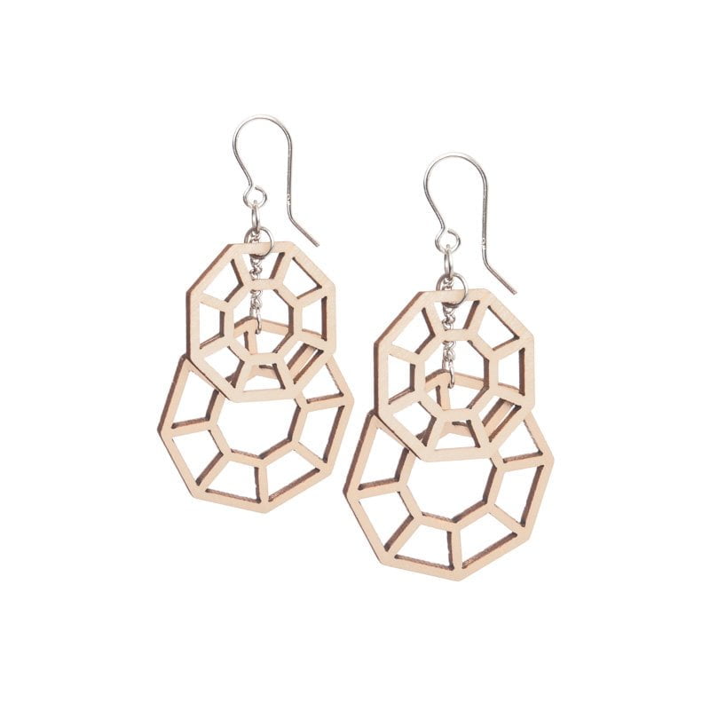 Octagon 2 earrings / korvakorut